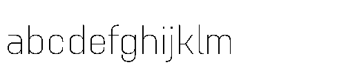 Attha Loopless Extra Light FONT