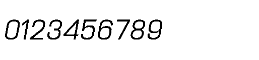 Attha Loopless Italic Font OTHER CHARS