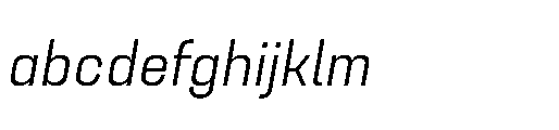 Attha Loopless Italic FONT