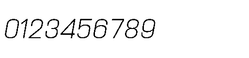 Attha Loopless Light Italic Font OTHER CHARS