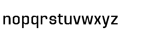 Attha Loopless Medium Font LOWERCASE