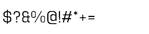 Attha Loopless Regular Font OTHER CHARS