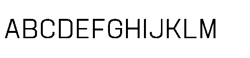 Attha Loopless Regular Font UPPERCASE