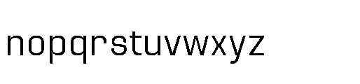 Attha Loopless Regular Font LOWERCASE