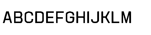 Attha Medium Font UPPERCASE