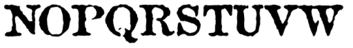 Attic Antique Font UPPERCASE