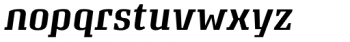 Attorney Semibold Italic Font LOWERCASE