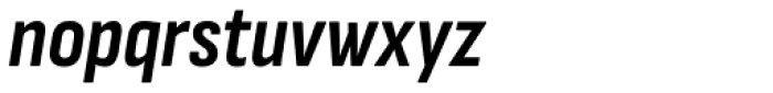 Attractive Cond Bold Italic Font LOWERCASE