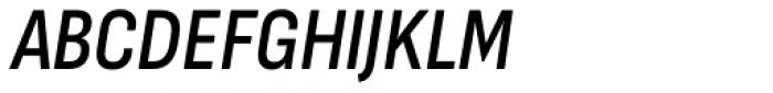 Attractive Cond Semi Bold Italic Font UPPERCASE