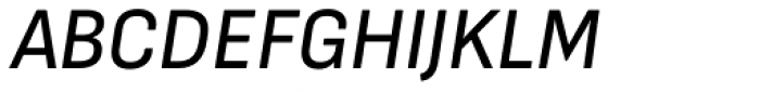 Attractive Semi Cond Medium Italic Font UPPERCASE