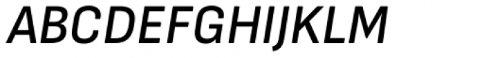 Attractive Semi Cond Semi Bold Italic Font UPPERCASE
