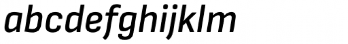 Attractive Semi Cond Semi Bold Italic Font LOWERCASE