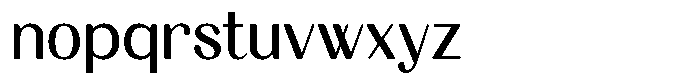 Aturia Regular Font LOWERCASE