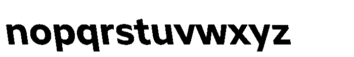 Atwic Cyrillic Bold Re Font LOWERCASE