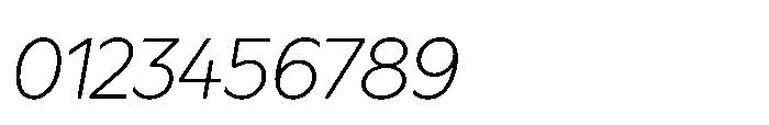 Atwic Cyrillic Li Italic Font OTHER CHARS