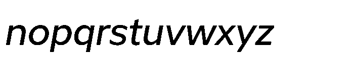 Atwic Greek Mid Italic Font LOWERCASE