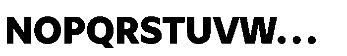 Atwic Hebrew Black Font UPPERCASE