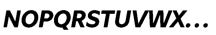 Atwic Hebrew Bold Italic Font UPPERCASE