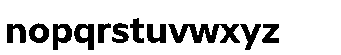 Atwic Hebrew Bold Font LOWERCASE