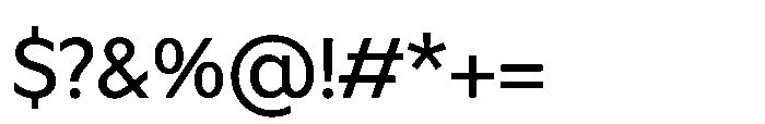 Atwic Hebrew Mid Font OTHER CHARS