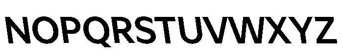 Atwic Hebrew Semi B Re Font UPPERCASE