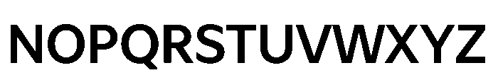 Atwic Hebrew Semi B Font UPPERCASE