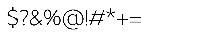 Atwic Latin All Regular Font OTHER CHARS