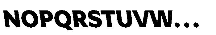 Atwic Latin Black Re Font UPPERCASE