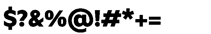 Atwic Latin Black Font OTHER CHARS