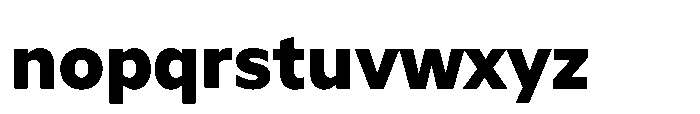 Atwic Latin Black Font LOWERCASE