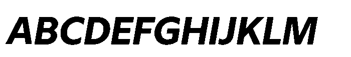 Atwic Latin Bold Italic Font