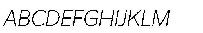 Atwic Latin Li Italic Font