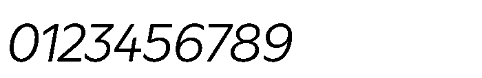 Atwic Latin Reg Italic Font OTHER CHARS