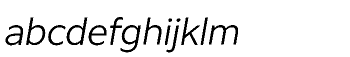 Atwic Latin Reg Italic FONT