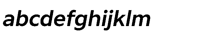 Atwic Latin Semi B Italic FONT