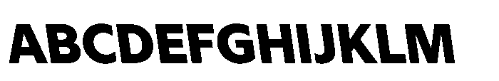 Atwic Pro Black Re Font UPPERCASE