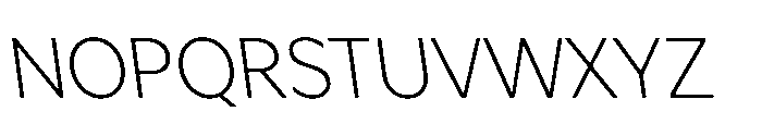 Atwic Pro Li Re Font UPPERCASE