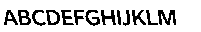 Atwic Pro Semi B Re Font UPPERCASE