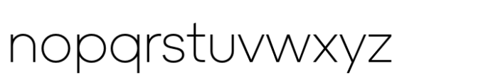 Atyp BL Text Thin Font LOWERCASE
