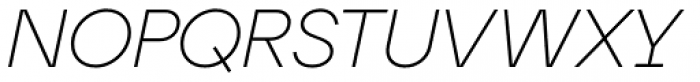 Atyp Display Thin Italic Font UPPERCASE