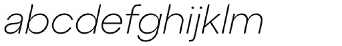 Atyp Display Thin Italic Font LOWERCASE