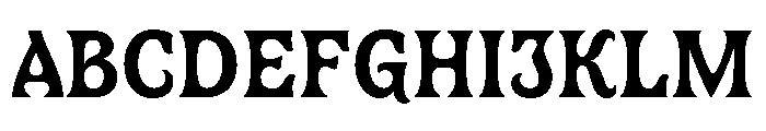AT Canopy Bold Font UPPERCASE