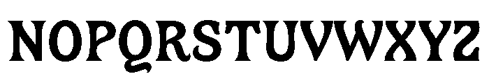 AT Canopy Bold Font UPPERCASE