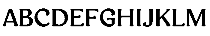 AT Medley Bold Font UPPERCASE