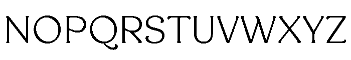 AT Medley Light Font UPPERCASE