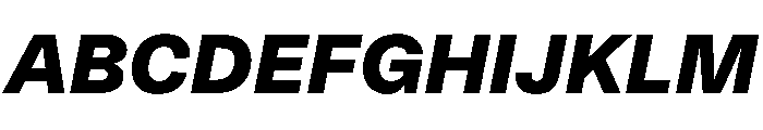 AT Reply Black Italic Font UPPERCASE