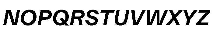 AT Reply Bold Italic Font UPPERCASE