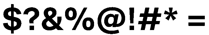 AT Reply Bold Font OTHER CHARS