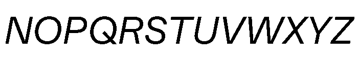 AT Reply Book Italic Font UPPERCASE