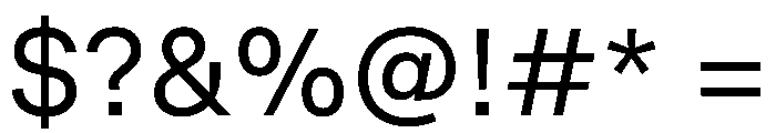 AT Reply Book Font OTHER CHARS